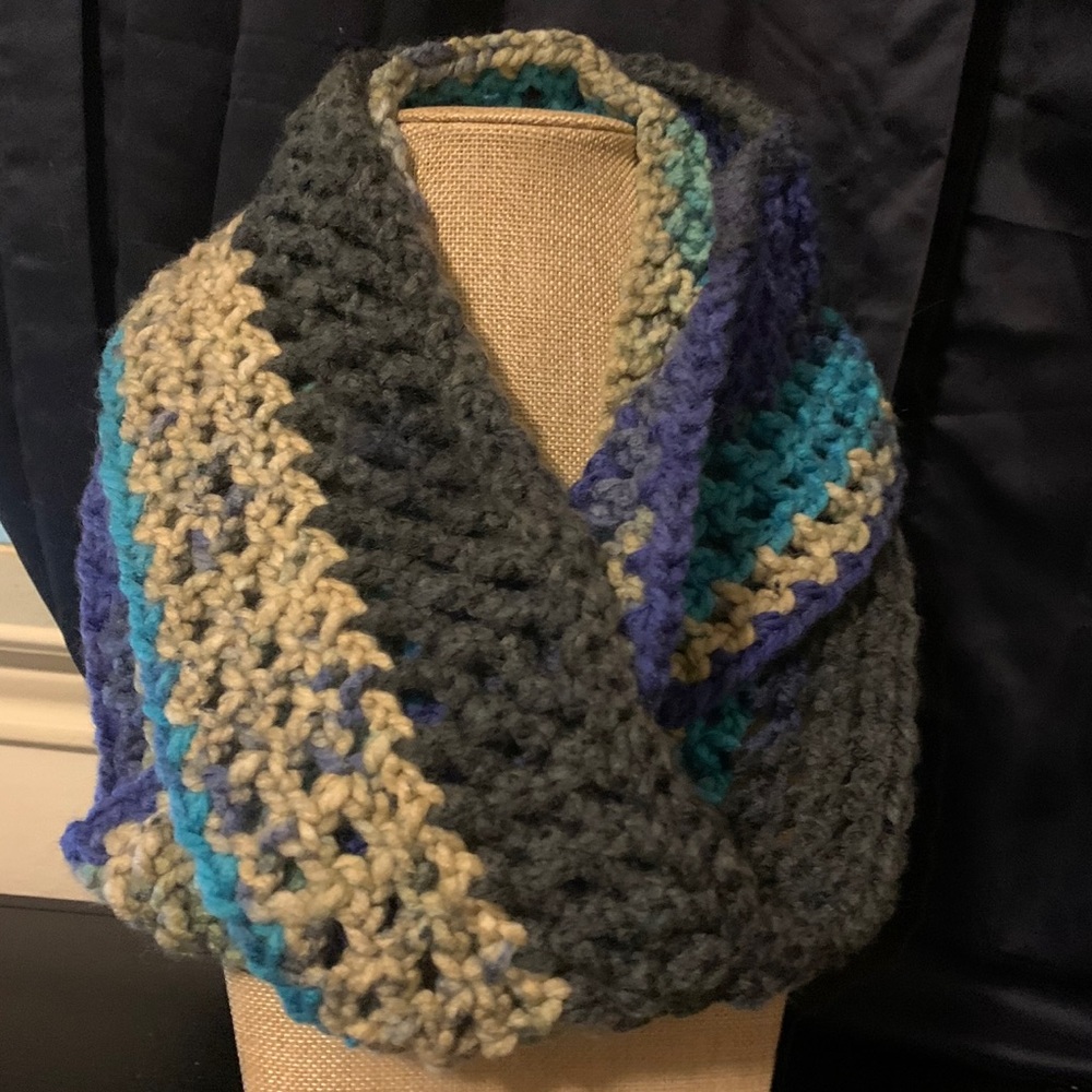 Handmade Crochet Infinity Scarf